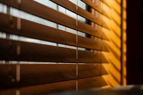 Window blinds covering a window near Richmond, VA