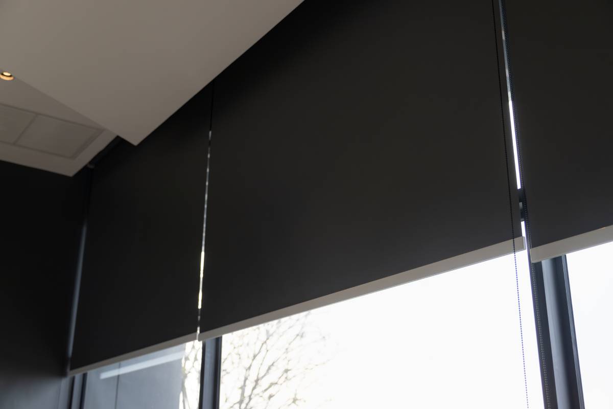 Blackout shades in a room near Richmond, VA