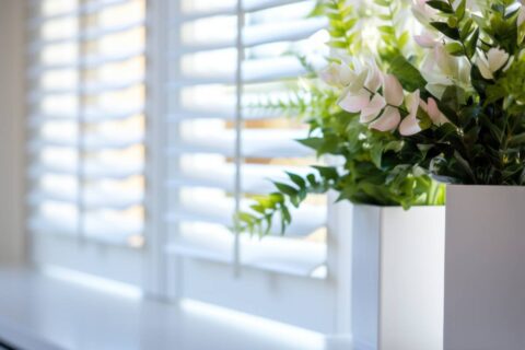 Indoor shutters in a home near Richmond, VA