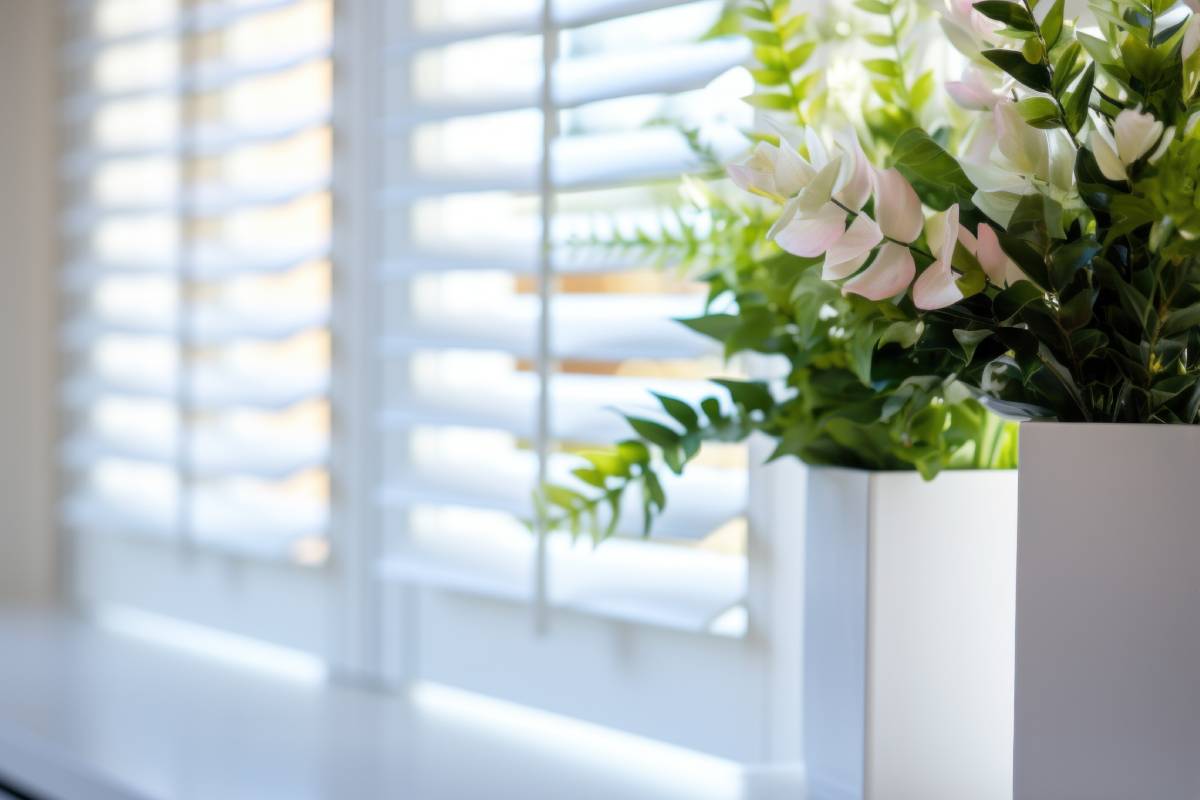 Indoor shutters in a home near Richmond, VA